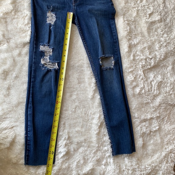 Free people blue jeans buttons fly size 28 - Picture 10 of 13